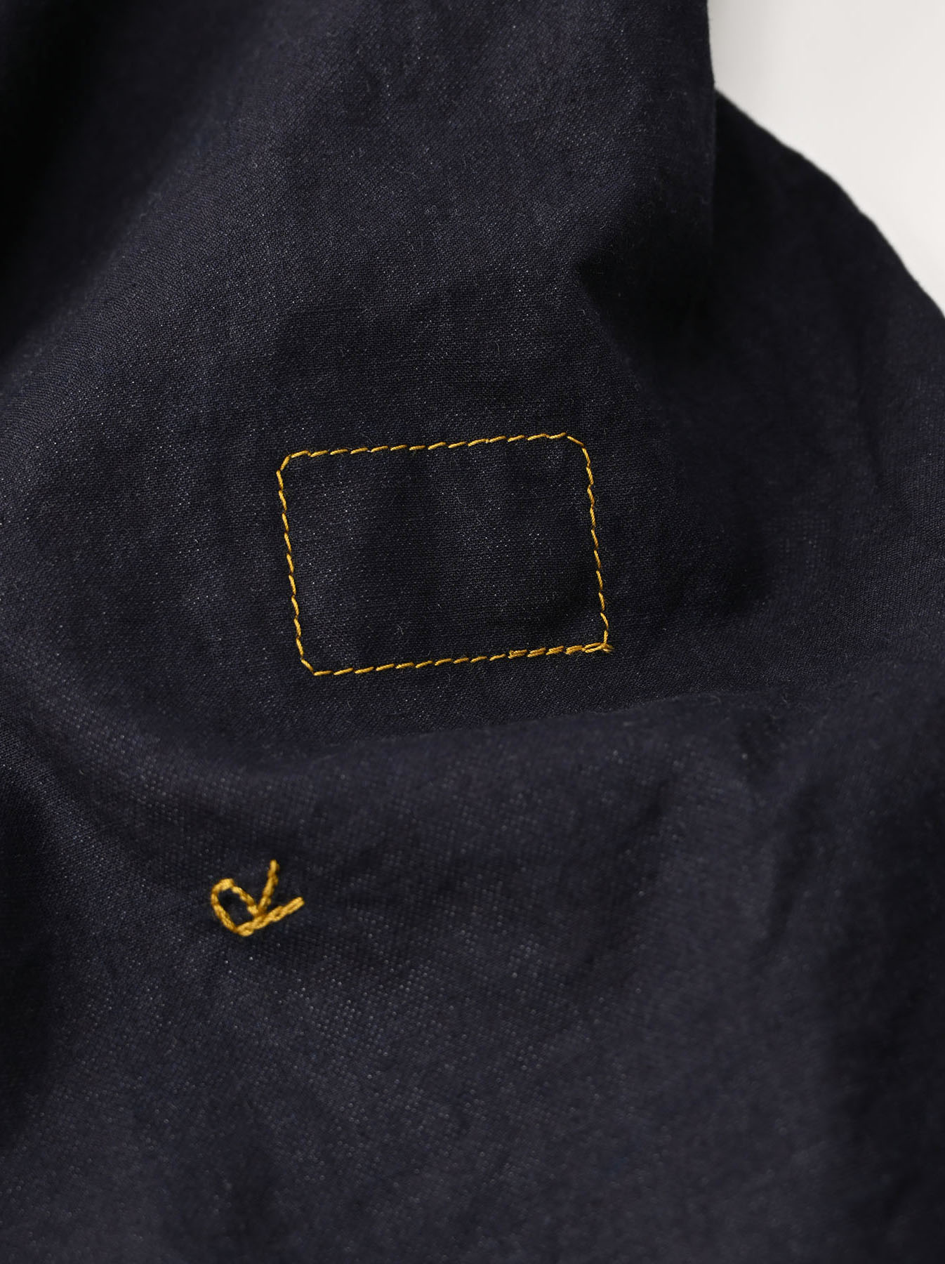 平×ガーゼの908ビッグーグーシャツ（インディゴ・サイズ3・4）