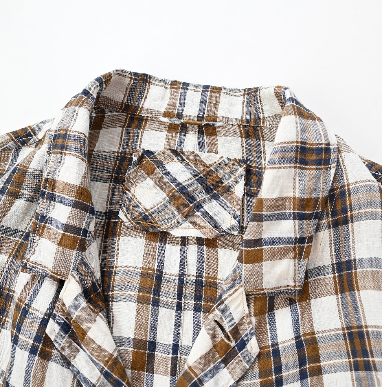 訳あり 【45R】インドリネン平のシャツジャケット ジャケット 