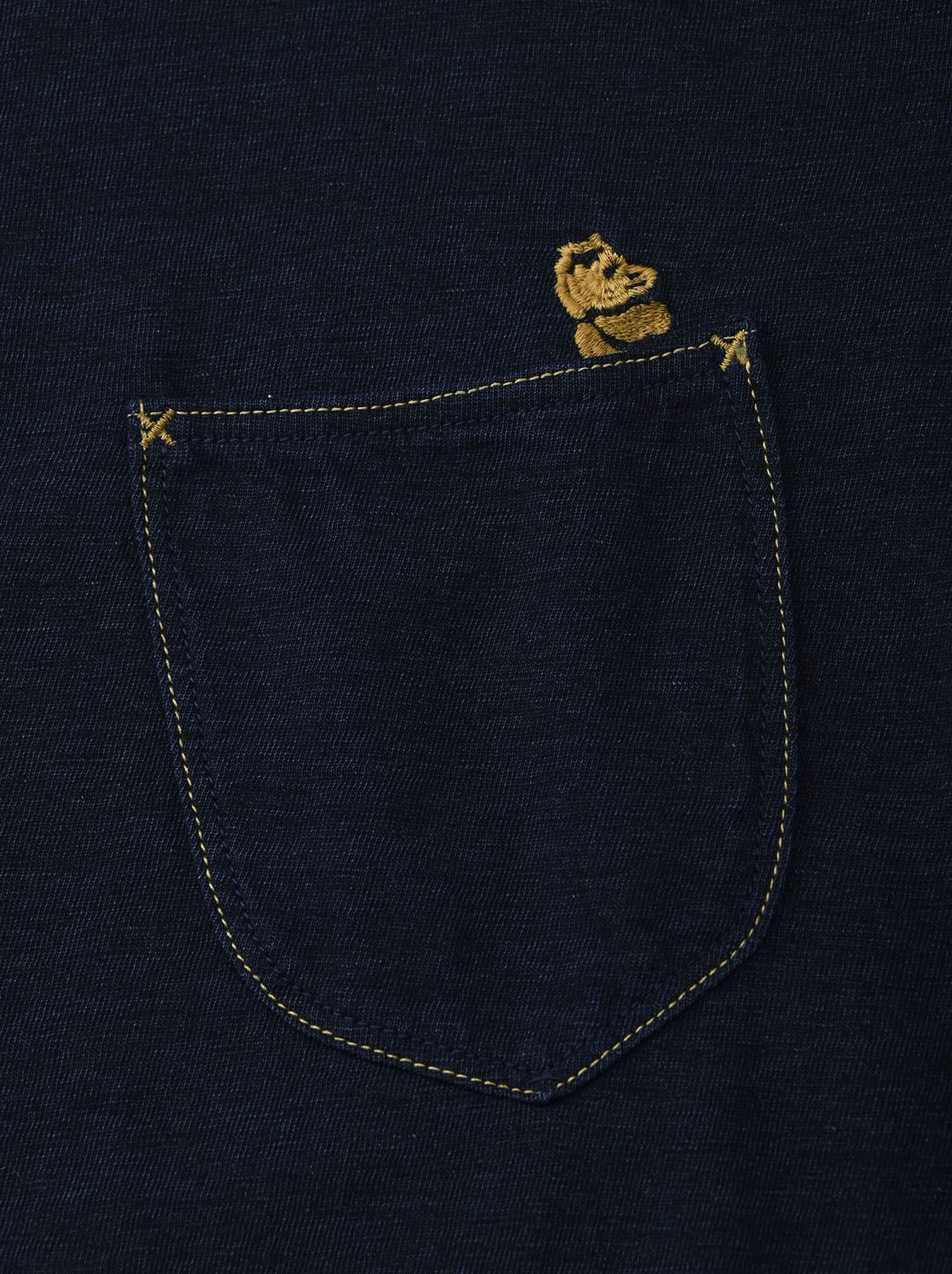 カッパ横向き刺繍の908オーシャンTシャツ（インディゴ）