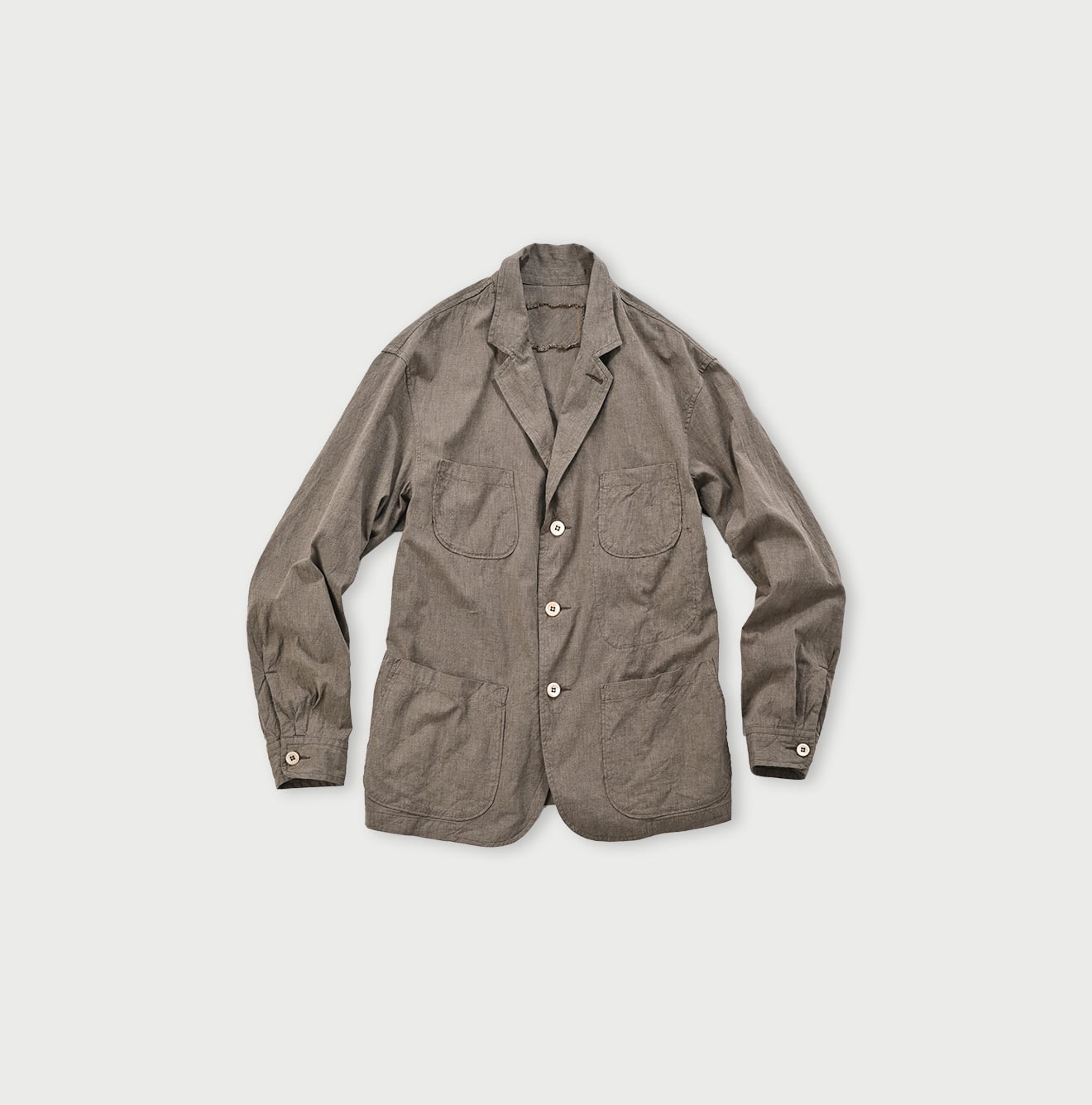 【極美品】45R 杢杢ツイードのジャケット パンツ セットアップ 定価14万7千